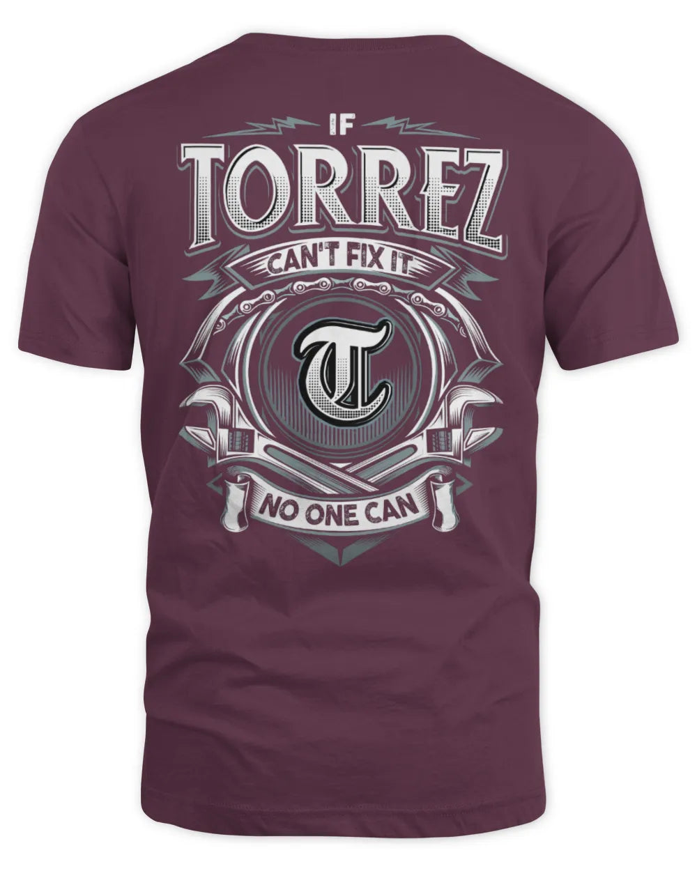 TORREZ AP81-K4-626 - Personalized Ahmed Quote Apparel “If Ahmed Can't Fix It, No One Can” - Unisex Standard T-Shirt - Maroon