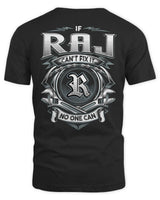 RAJ AP81-K4-626 - Personalized Ahmed Quote Apparel “If Ahmed Can't Fix It, No One Can” - Unisex Standard T-Shirt - Black