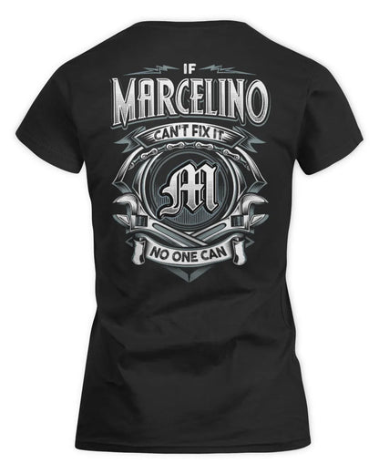 MARCELINO AP81-K4-626 - Personalized Ahmed Quote Apparel “If Ahmed Can't Fix It, No One Can” - Women's Standard T-Shirt - Black