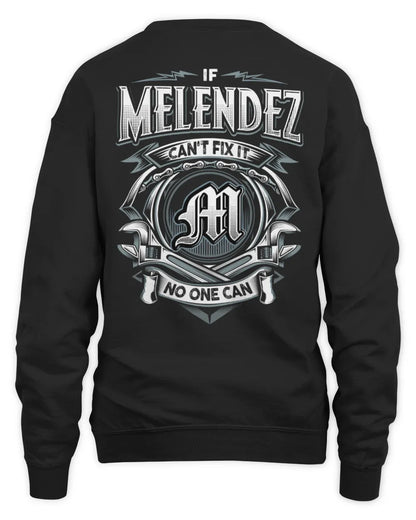 MELENDEZ AP81-K4-626 - Personalized Ahmed Quote Apparel “If Ahmed Can't Fix It, No One Can” - Unisex Sweatshirt - Black
