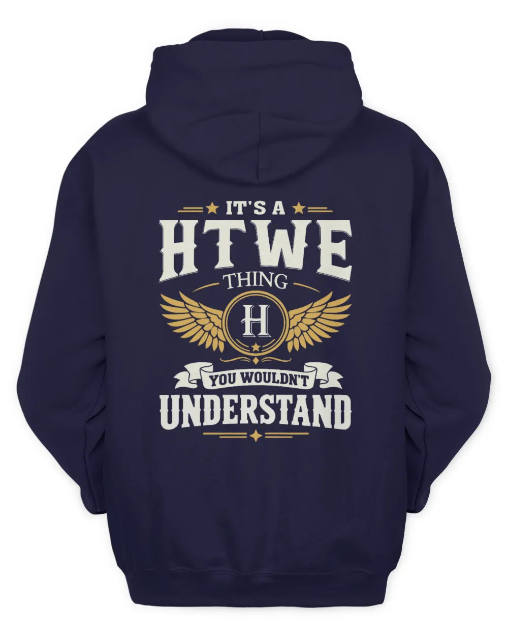 HTWE KT06-M008 It’s a [NAME] Thing – You Wouldn’t Understand | Personalized Vintage T-Shirt - Unisex Hoodie - Navy