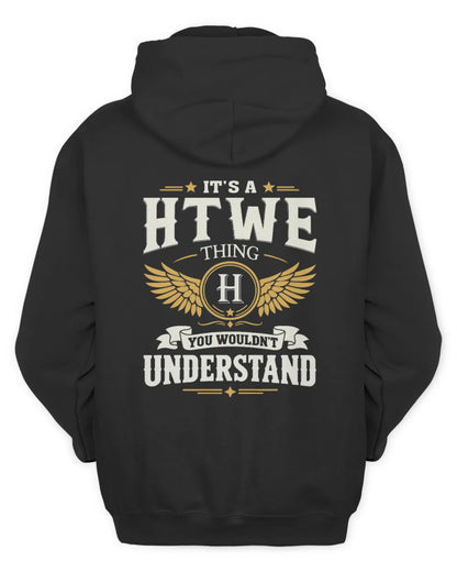 HTWE KT06-M008 It’s a [NAME] Thing – You Wouldn’t Understand | Personalized Vintage T-Shirt - Unisex Hoodie - Black