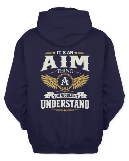 AIM KT06-M008 It’s a [NAME] Thing – You Wouldn’t Understand | Personalized Vintage T-Shirt - Unisex Hoodie - Navy