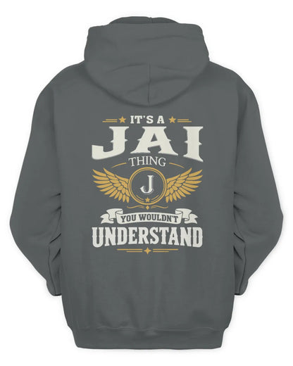 JAI KT06-M008 It’s a [NAME] Thing – You Wouldn’t Understand | Personalized Vintage T-Shirt - Unisex Hoodie - Charcoal