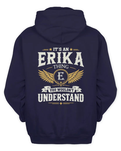 ERIKA KT06-M008 It’s a [NAME] Thing – You Wouldn’t Understand | Personalized Vintage T-Shirt - Unisex Hoodie - Navy