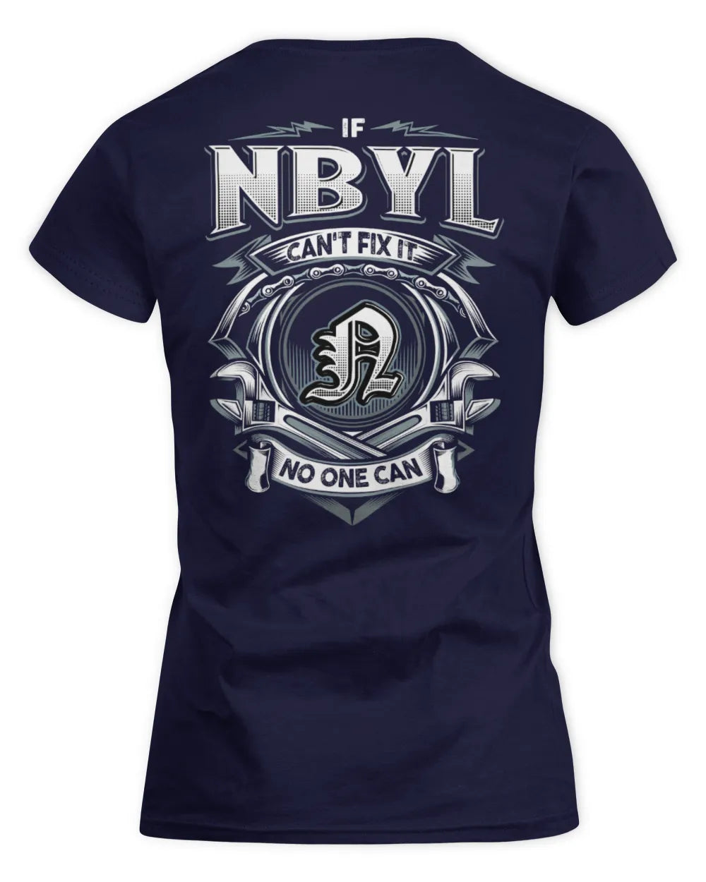 NBYL AP81-K4-626 - Personalized Ahmed Quote Apparel “If Ahmed Can't Fix It, No One Can” - Women's Standard T-Shirt - Navy