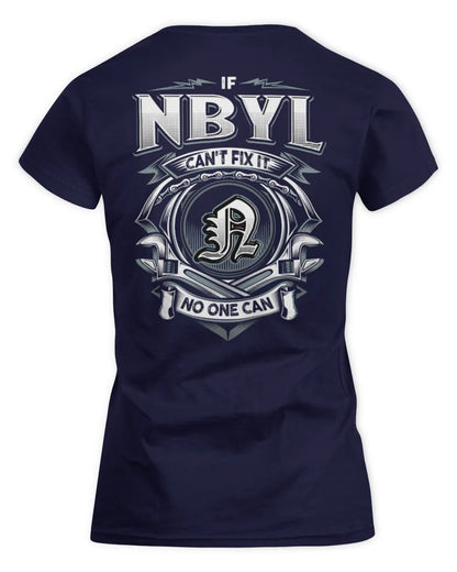 NBYL AP81-K4-626 - Personalized Ahmed Quote Apparel “If Ahmed Can't Fix It, No One Can” - Women's Standard T-Shirt - Navy
