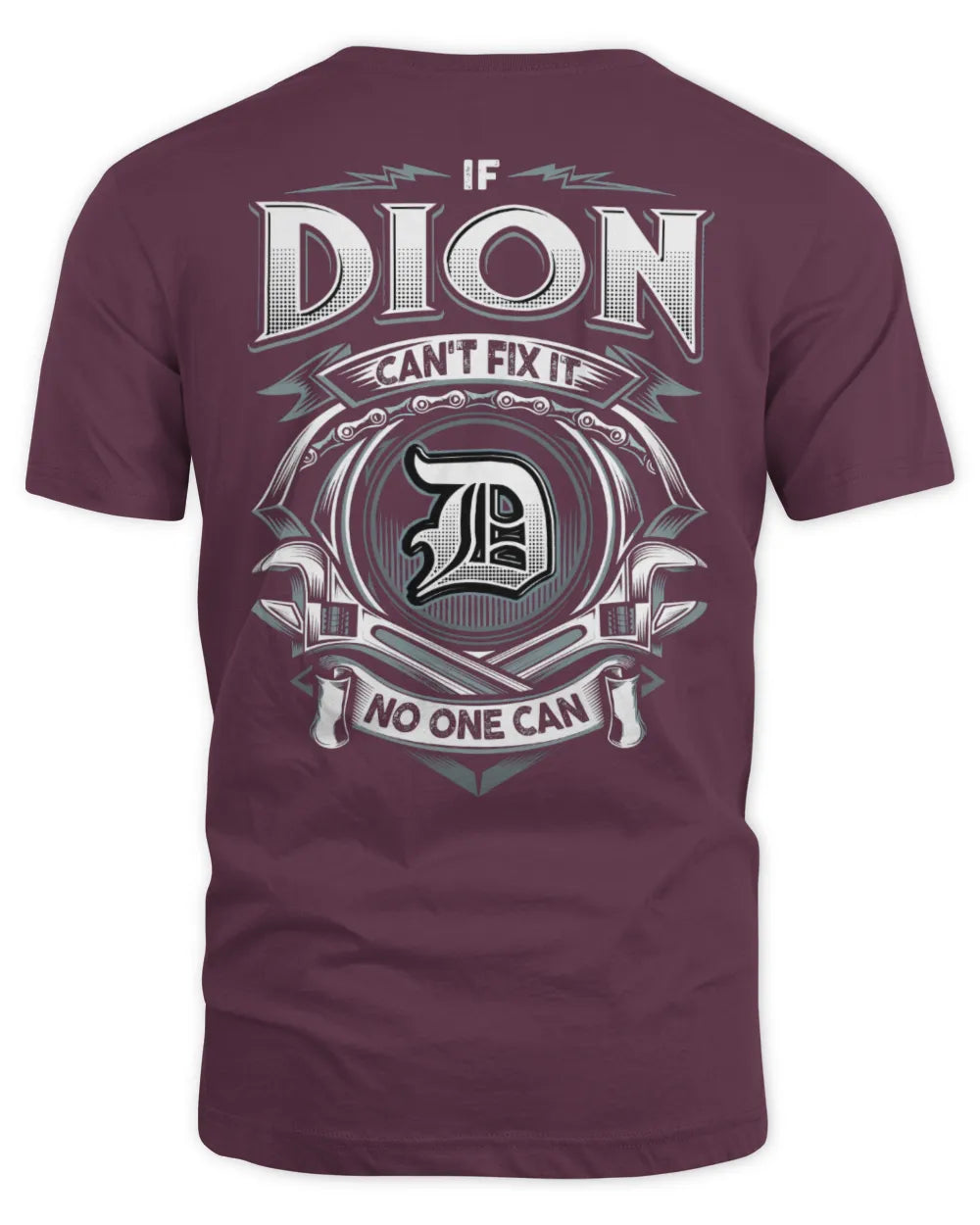DION AP81-K4-626 - Personalized Ahmed Quote Apparel “If Ahmed Can't Fix It, No One Can” - Unisex Standard T-Shirt - Maroon