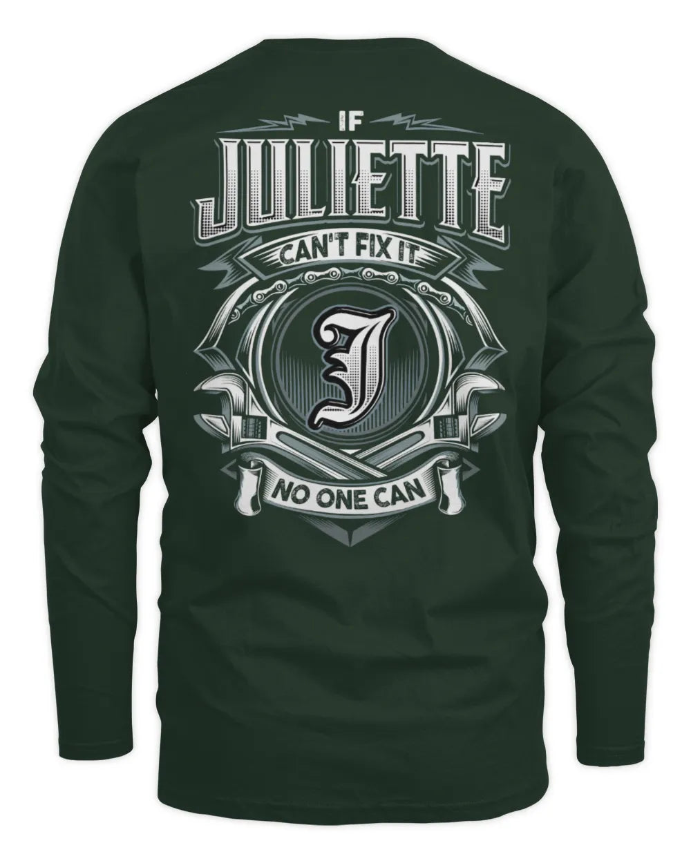 JULIETTE AP81-K4-626 - Personalized Ahmed Quote Apparel “If Ahmed Can't Fix It, No One Can” - Men's Long Sleeved T-Shirt - Forest Green