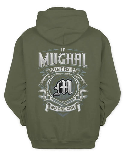 MUGHAL AP81-K4-626 - Personalized Ahmed Quote Apparel “If Ahmed Can't Fix It, No One Can” - Unisex Hoodie - Military Green