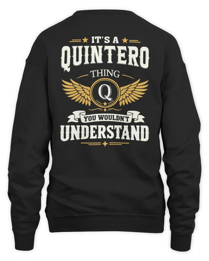QUINTERO KT06-M008 It’s a [NAME] Thing – You Wouldn’t Understand | Personalized Vintage T-Shirt - Unisex Sweatshirt - Black