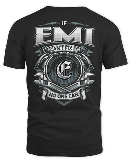 EMI AP81-K4-626 - Personalized Ahmed Quote Apparel “If Ahmed Can't Fix It, No One Can” - Unisex Standard T-Shirt - Black