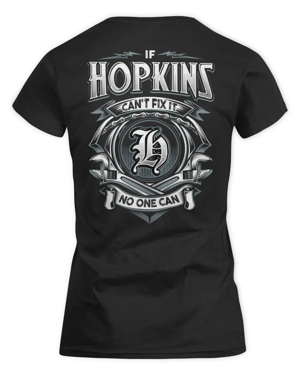 HOPKINS AP81-K4-626 - Personalized Ahmed Quote Apparel “If Ahmed Can't Fix It, No One Can” - Women's Standard T-Shirt - Black