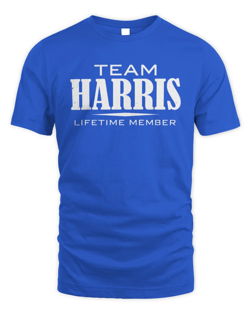 HARRIS BL62-K4-128 - Personalized “Team NAME Lifetime Member” - Unisex Standard T-Shirt - Royal