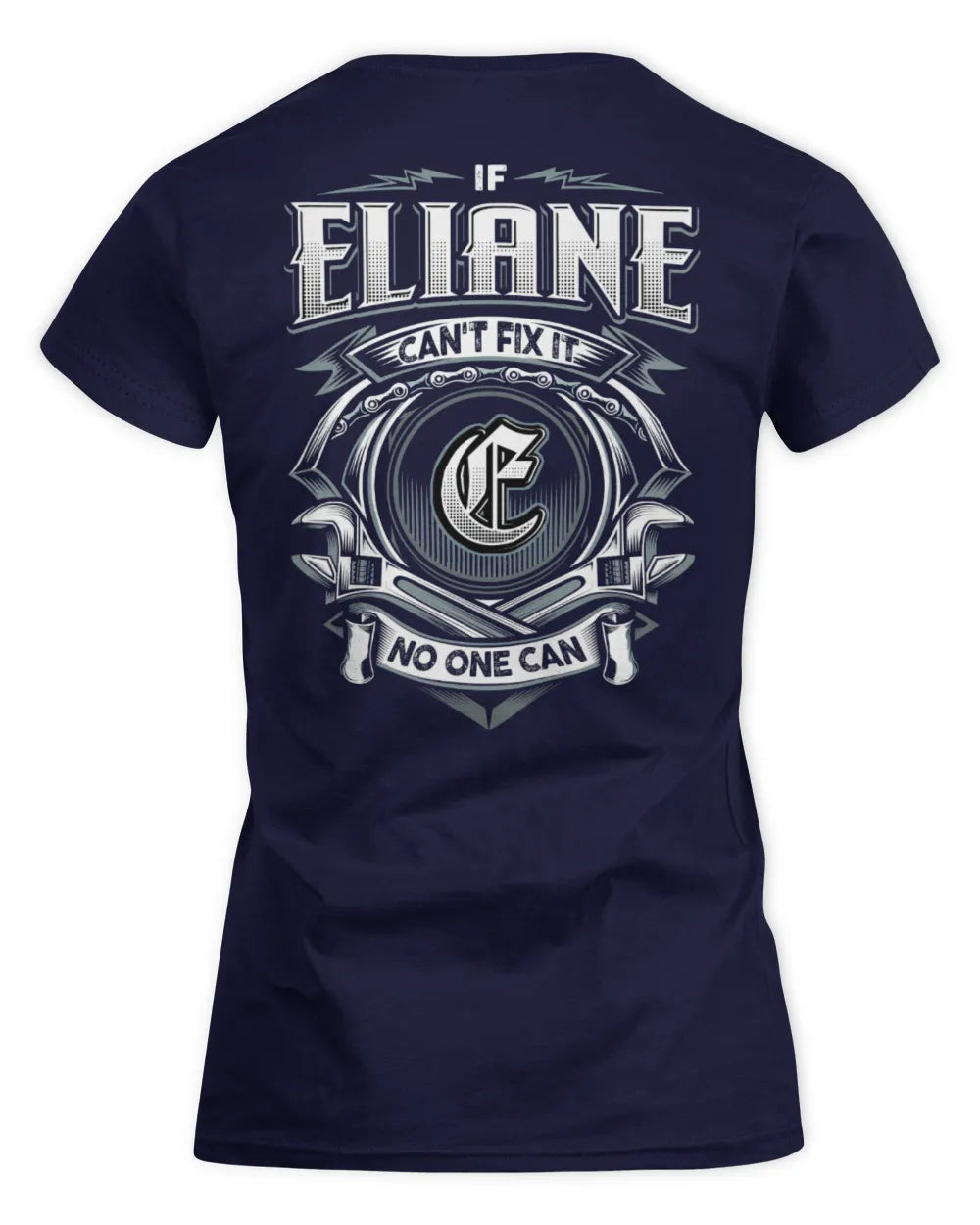 ELIANE AP81-K4-626 - Personalized Ahmed Quote Apparel “If Ahmed Can't Fix It, No One Can” - Women's Standard T-Shirt - Navy