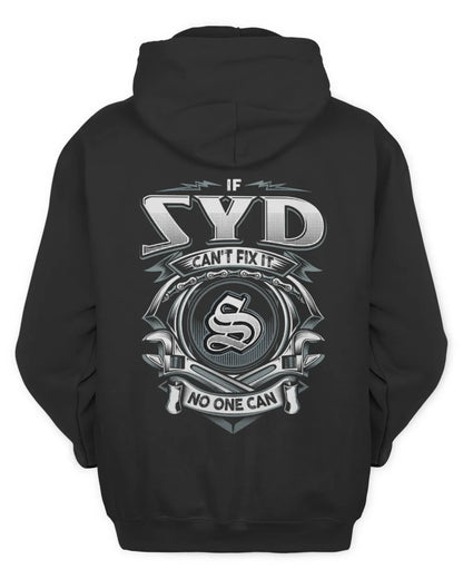 SYD AP81-K4-626 - Personalized Ahmed Quote Apparel “If Ahmed Can't Fix It, No One Can” - Unisex Hoodie - Black