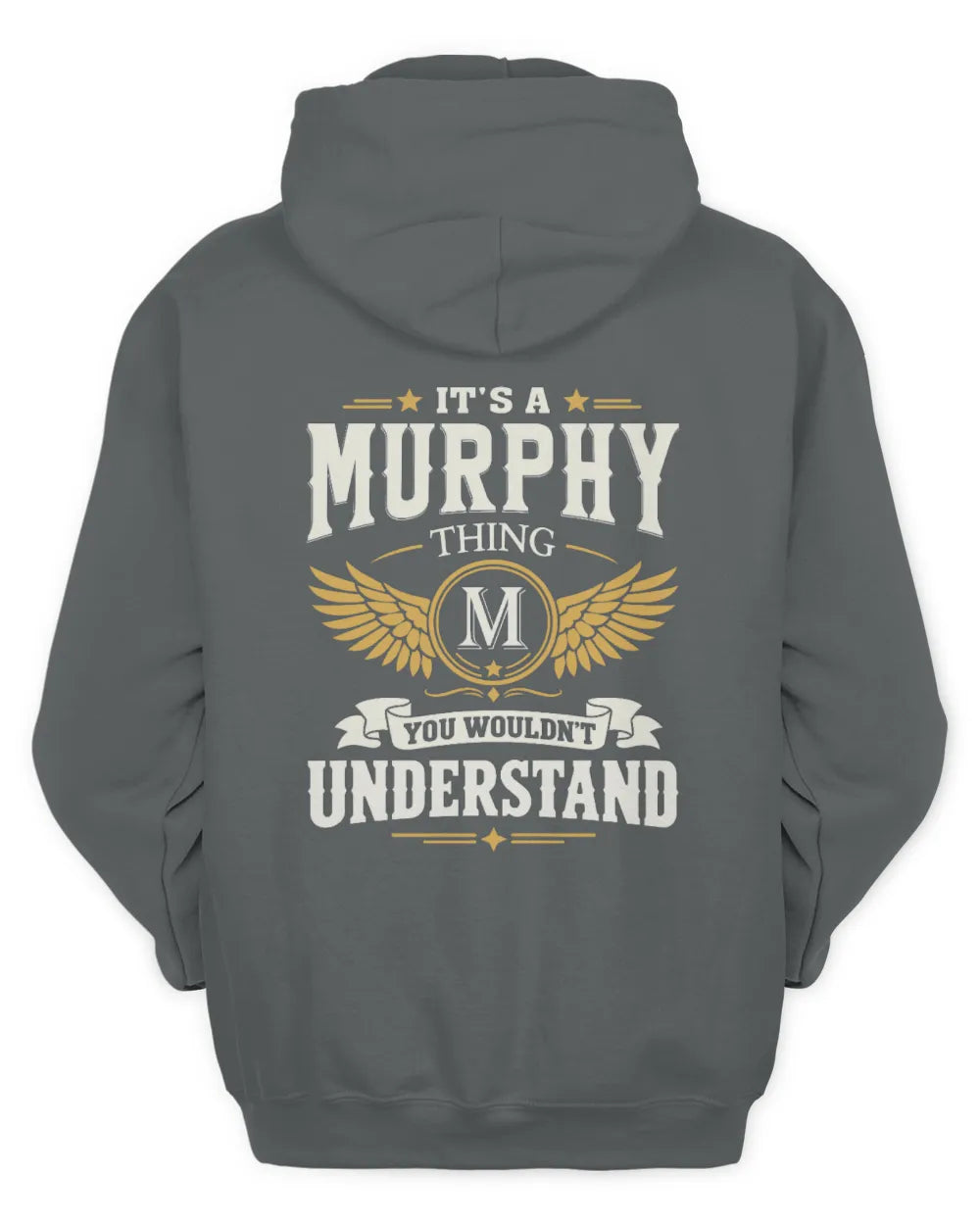 MURPHY KT06-M008 It’s a [NAME] Thing – You Wouldn’t Understand | Personalized Vintage T-Shirt - Unisex Hoodie - Charcoal
