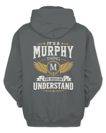 MURPHY KT06-M008 It’s a [NAME] Thing – You Wouldn’t Understand | Personalized Vintage T-Shirt - Unisex Hoodie - Charcoal