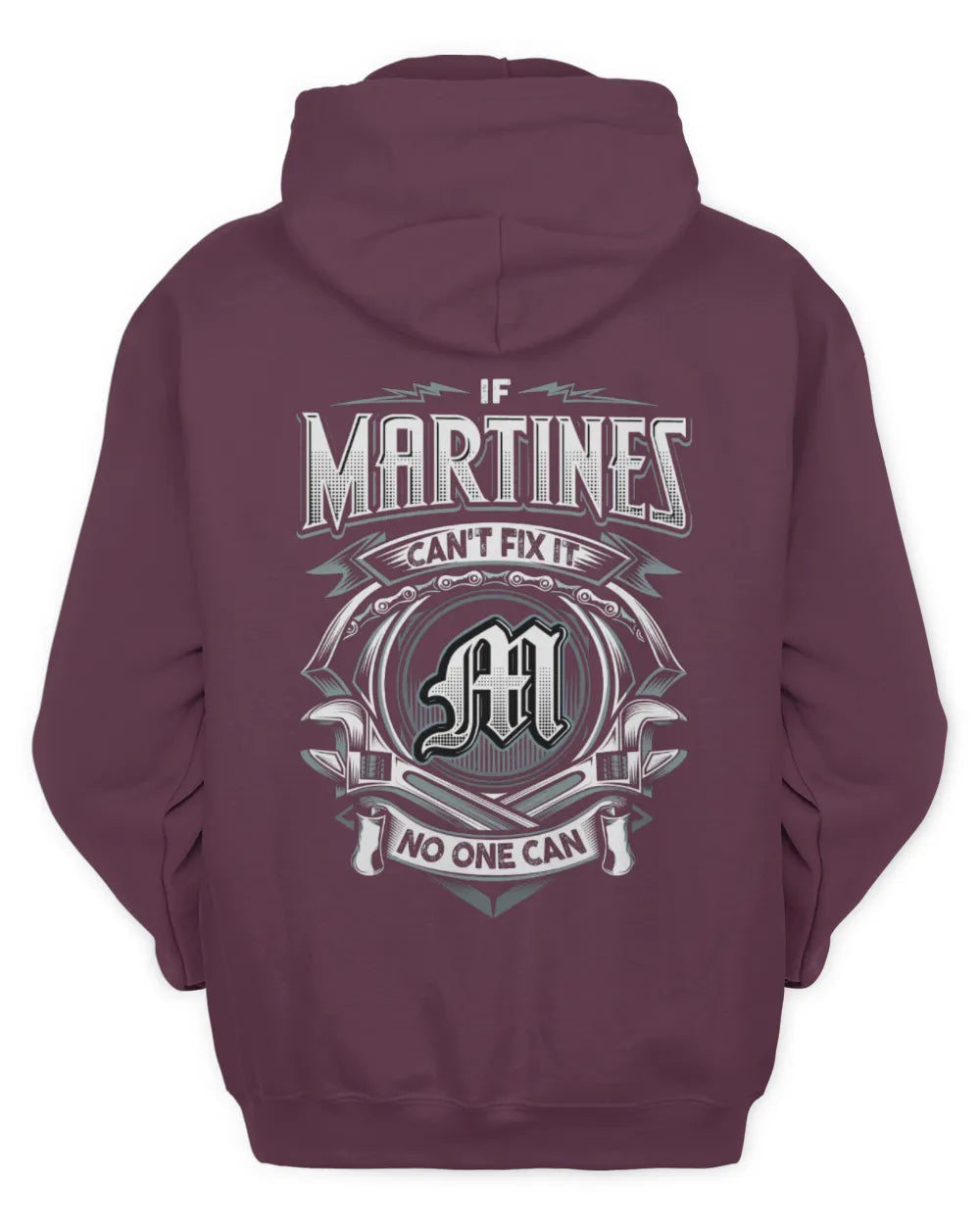 MARTINES AP81-K4-626 - Personalized Ahmed Quote Apparel “If Ahmed Can't Fix It, No One Can” - Unisex Hoodie - Maroon