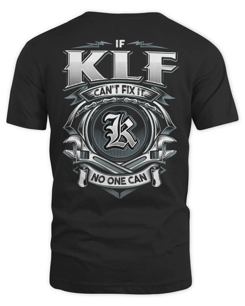 KLF AP81-K4-626 - Personalized Ahmed Quote Apparel “If Ahmed Can't Fix It, No One Can” - Unisex Standard T-Shirt - Black