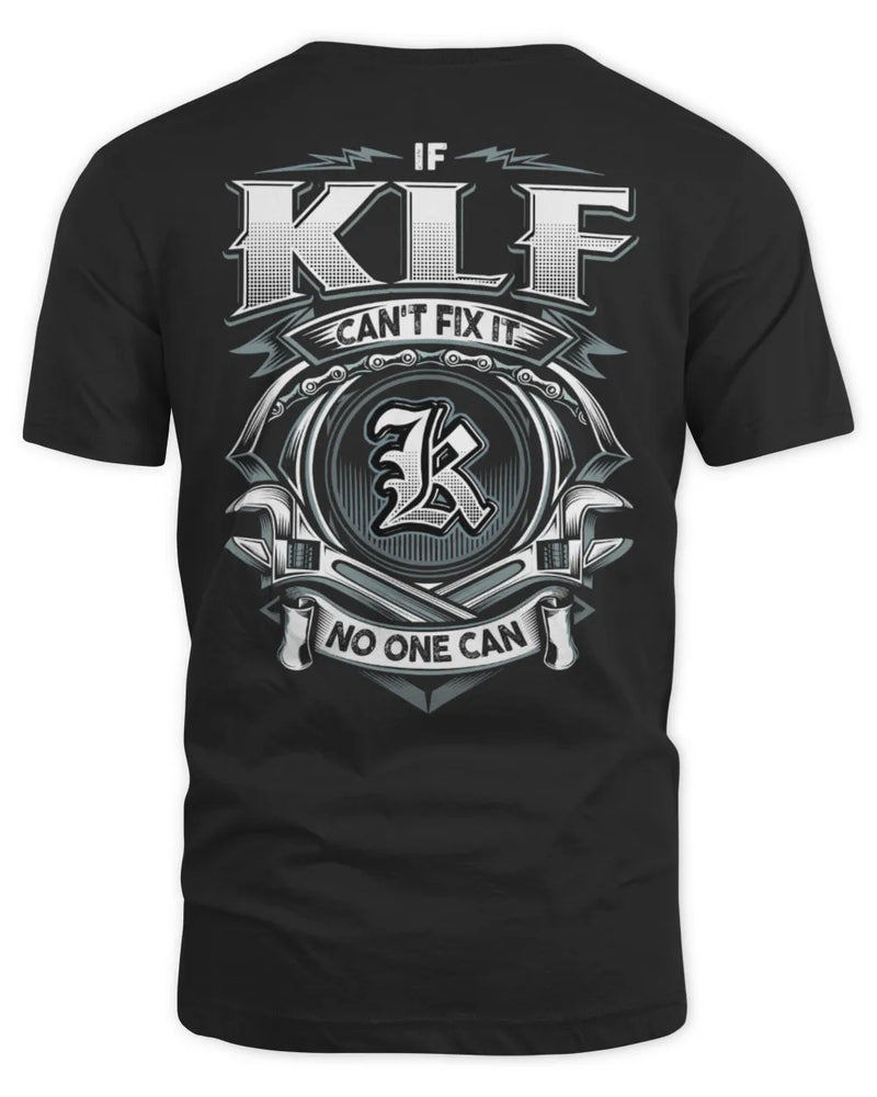 KLF AP81-K4-626 - Personalized Ahmed Quote Apparel “If Ahmed Can't Fix It, No One Can” - Unisex Standard T-Shirt - Black