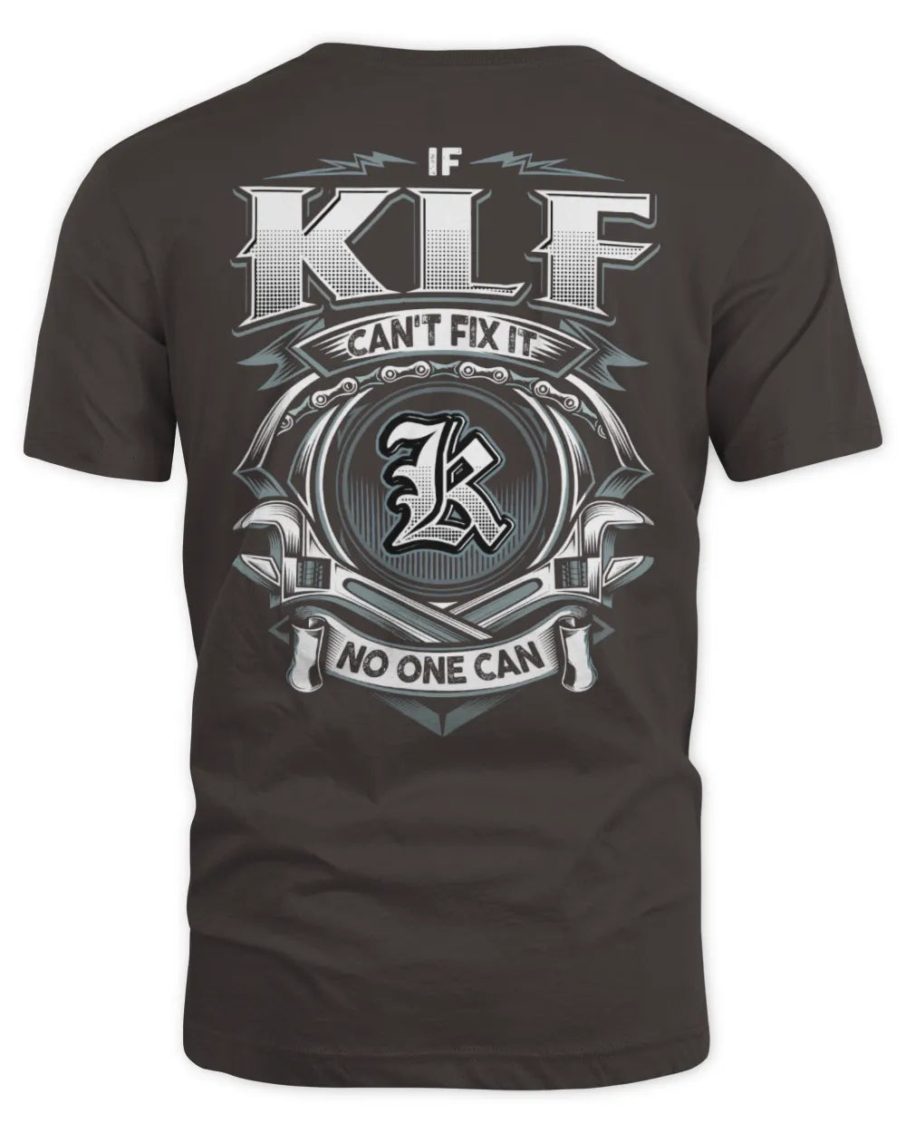 KLF AP81-K4-626 - Personalized Ahmed Quote Apparel “If Ahmed Can't Fix It, No One Can” - Unisex Standard T-Shirt - Dark Chocolate