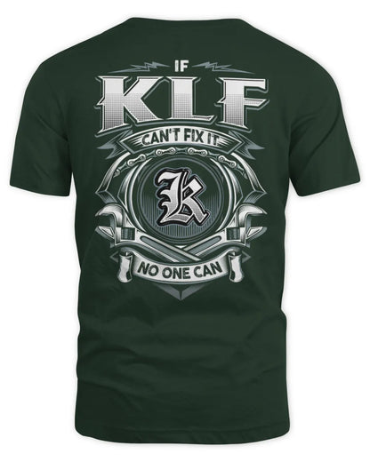KLF AP81-K4-626 - Personalized Ahmed Quote Apparel “If Ahmed Can't Fix It, No One Can” - Unisex Standard T-Shirt - Forest Green