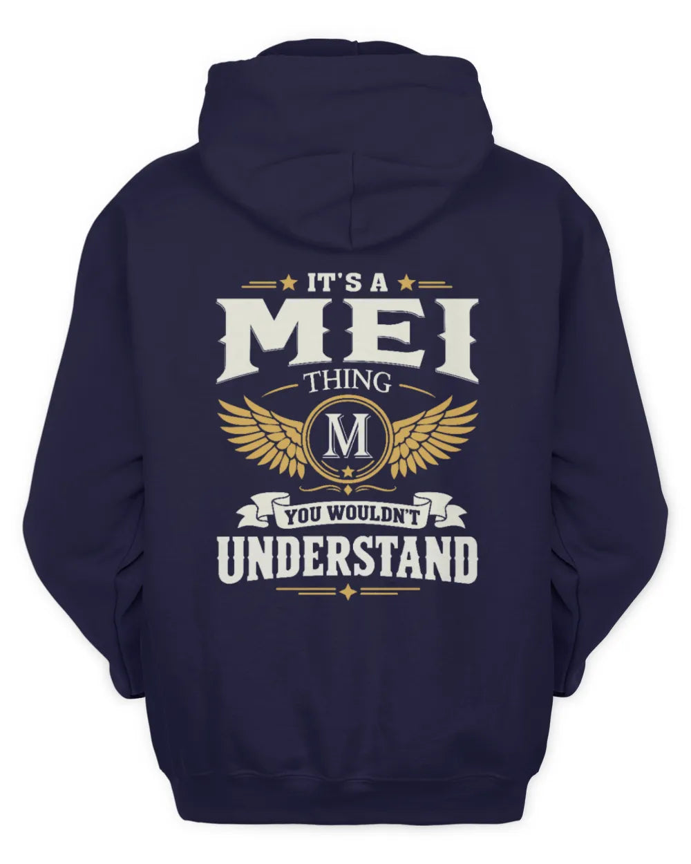 MEI KT06-M008 It’s a [NAME] Thing – You Wouldn’t Understand | Personalized Vintage T-Shirt - Unisex Hoodie - Navy
