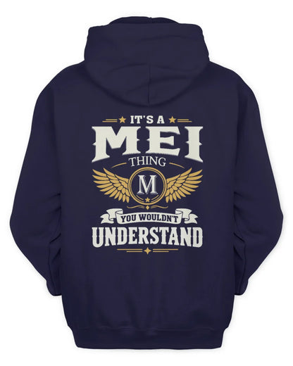 MEI KT06-M008 It’s a [NAME] Thing – You Wouldn’t Understand | Personalized Vintage T-Shirt - Unisex Hoodie - Navy