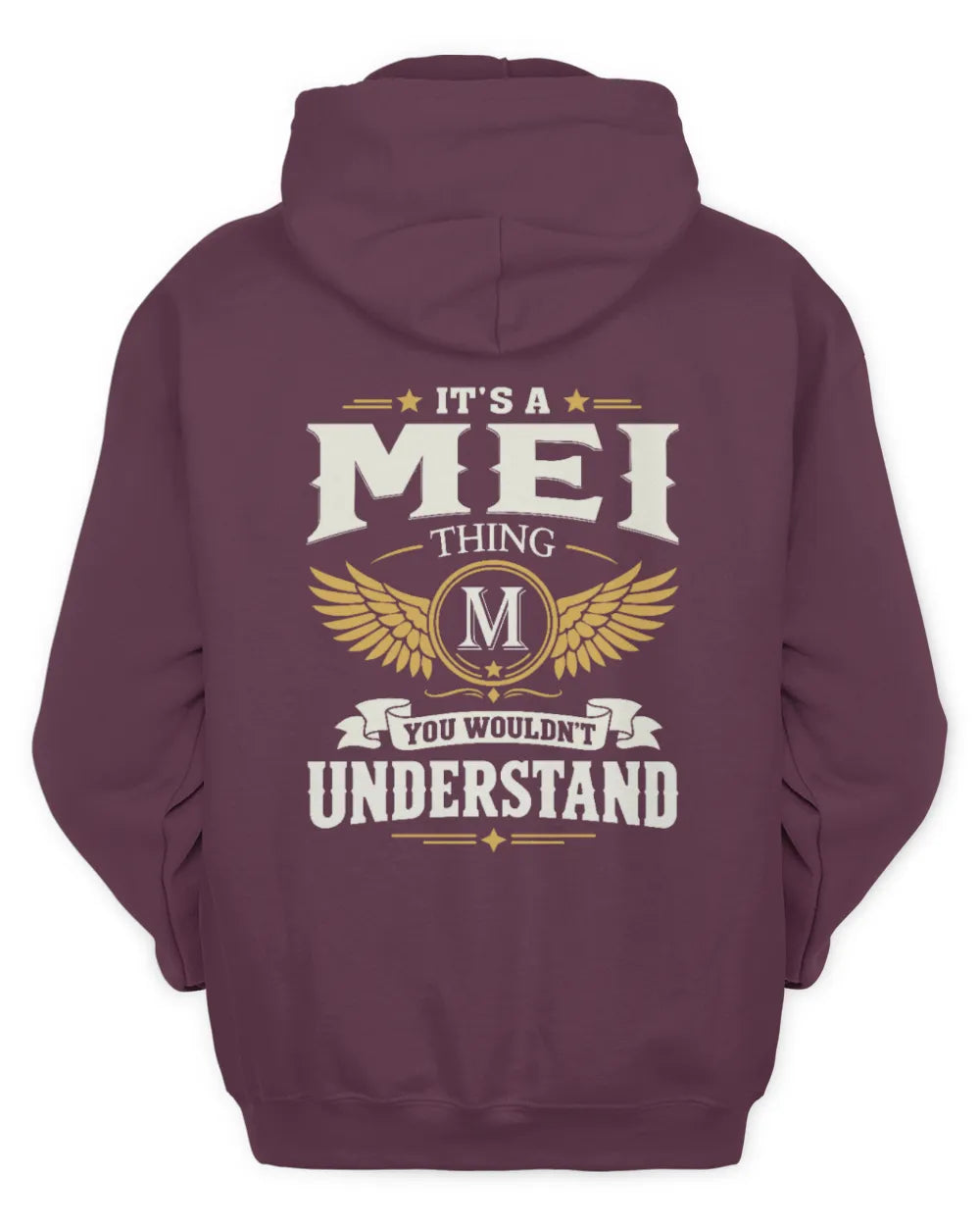 MEI KT06-M008 It’s a [NAME] Thing – You Wouldn’t Understand | Personalized Vintage T-Shirt - Unisex Hoodie - Maroon