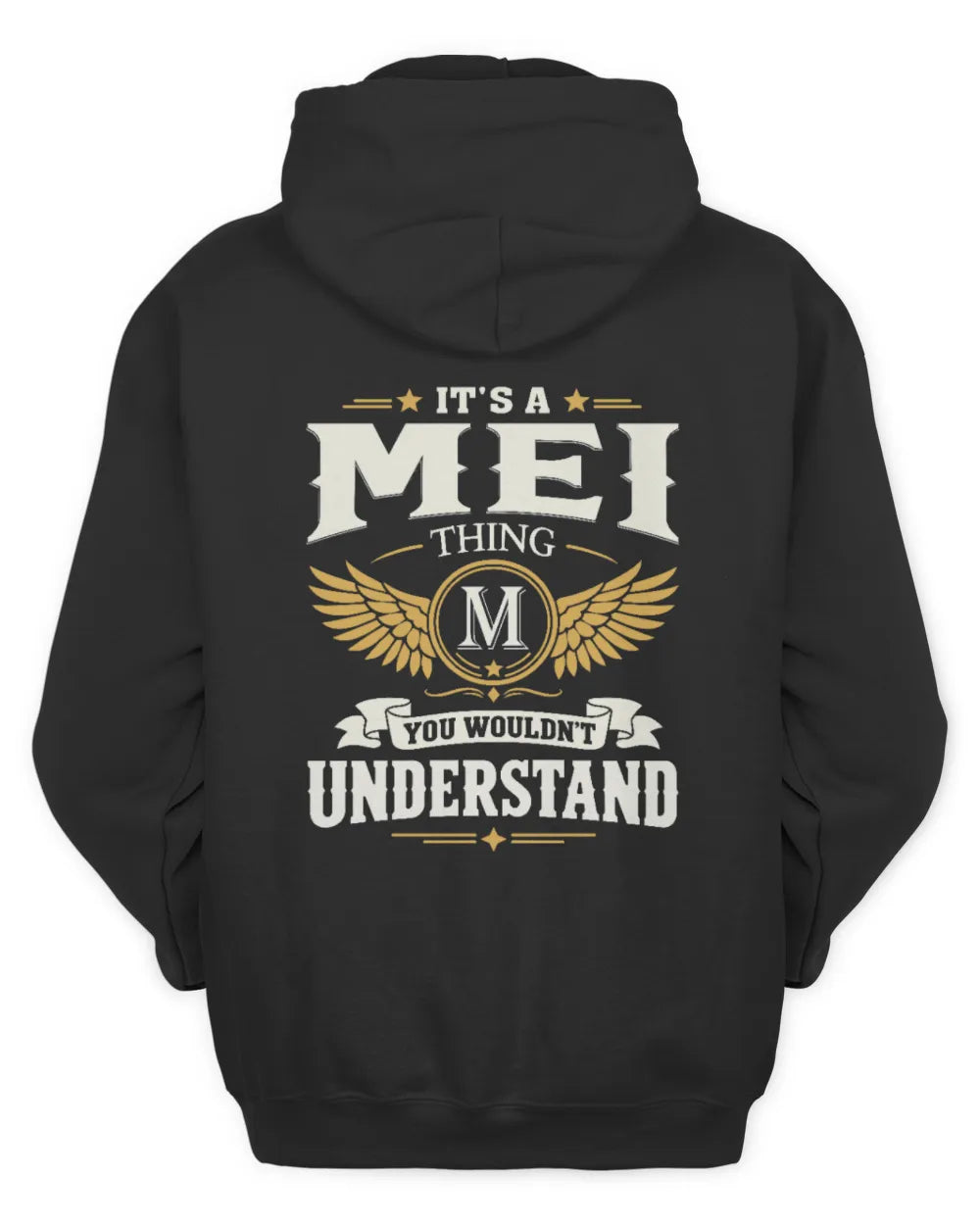 MEI KT06-M008 It’s a [NAME] Thing – You Wouldn’t Understand | Personalized Vintage T-Shirt - Unisex Hoodie - Black