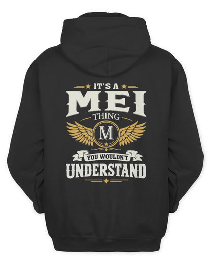 MEI KT06-M008 It’s a [NAME] Thing – You Wouldn’t Understand | Personalized Vintage T-Shirt - Unisex Hoodie - Black