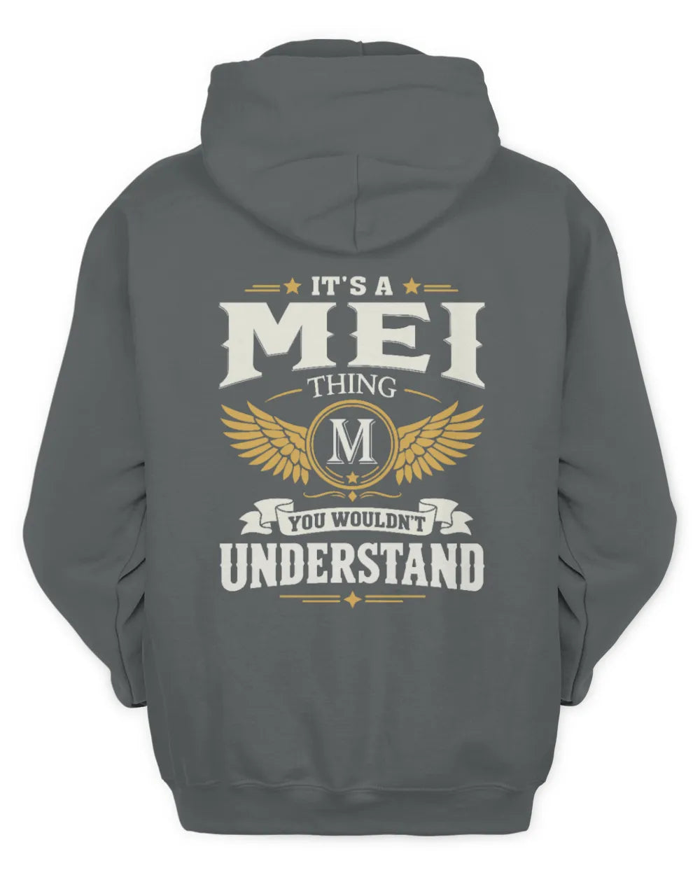 MEI KT06-M008 It’s a [NAME] Thing – You Wouldn’t Understand | Personalized Vintage T-Shirt - Unisex Hoodie - Charcoal
