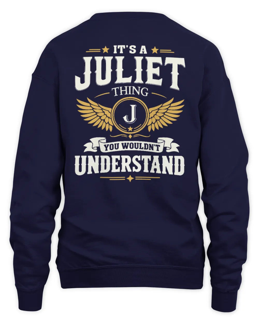JULIET KT06-M008 It’s a [NAME] Thing – You Wouldn’t Understand | Personalized Vintage T-Shirt - Unisex Sweatshirt - Navy