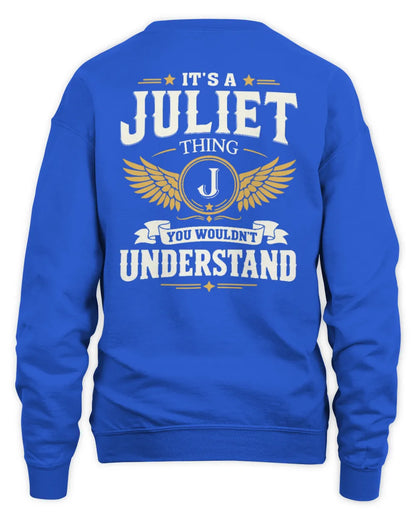 JULIET KT06-M008 It’s a [NAME] Thing – You Wouldn’t Understand | Personalized Vintage T-Shirt - Unisex Sweatshirt - Royal