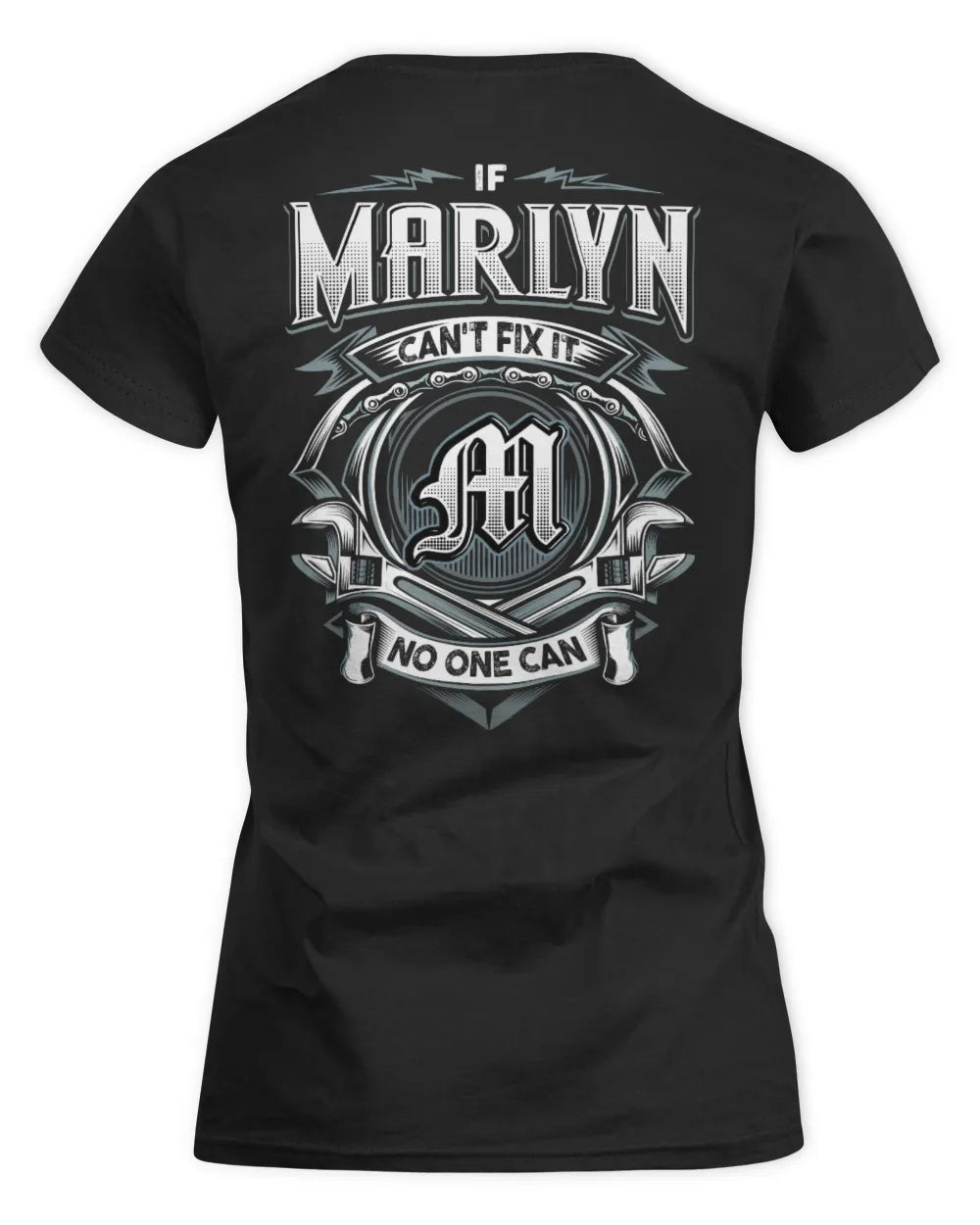 MARLYN AP81-K4-626 - Personalized Ahmed Quote Apparel “If Ahmed Can't Fix It, No One Can” - Women's Standard T-Shirt - Black