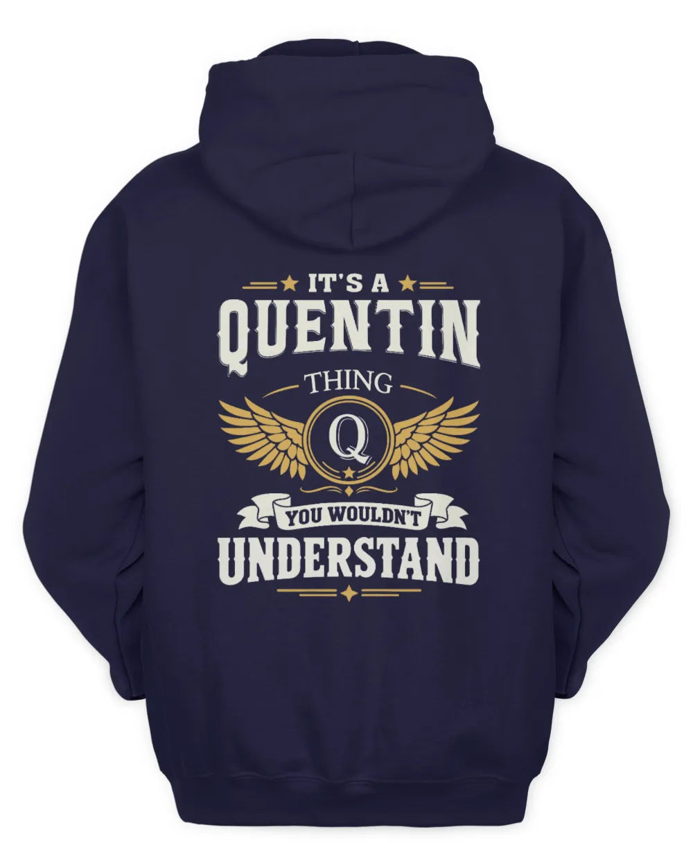 QUENTIN KT06-M008 It’s a [NAME] Thing – You Wouldn’t Understand | Personalized Vintage T-Shirt - Unisex Hoodie - Navy