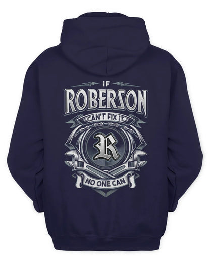 ROBERSON AP81-K4-626 - Personalized Ahmed Quote Apparel “If Ahmed Can't Fix It, No One Can” - Unisex Hoodie - Navy