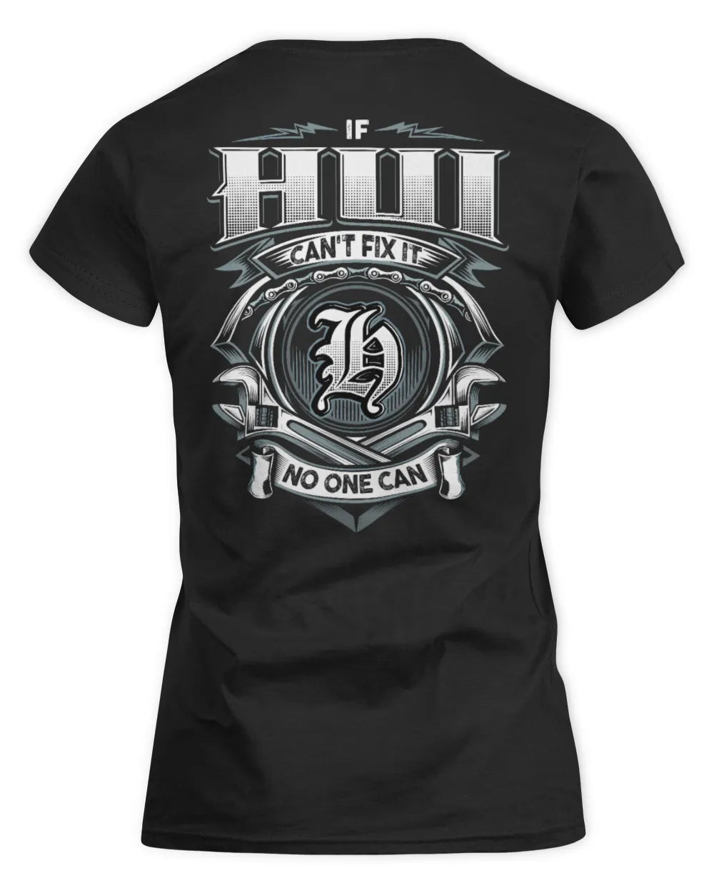 HUI AP81-K4-626 - Personalized Ahmed Quote Apparel “If Ahmed Can't Fix It, No One Can” - Women's Standard T-Shirt - Black