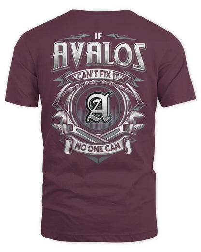 AVALOS AP81-K4-626 - Personalized Ahmed Quote Apparel “If Ahmed Can't Fix It, No One Can” - Unisex Standard T-Shirt - Maroon