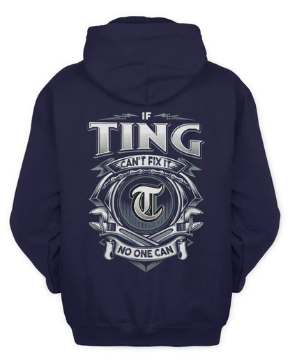TING AP81-K4-626 - Personalized Ahmed Quote Apparel “If Ahmed Can't Fix It, No One Can” - Unisex Hoodie - Navy