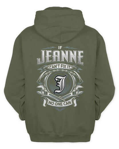 JEANNE AP81-K4-626 - Personalized Ahmed Quote Apparel “If Ahmed Can't Fix It, No One Can” - Unisex Hoodie - Military Green