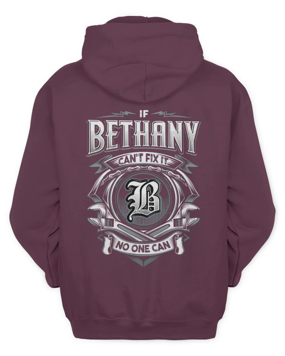 BETHANY AP81-K4-626 - Personalized Ahmed Quote Apparel “If Ahmed Can't Fix It, No One Can” - Unisex Hoodie - Maroon