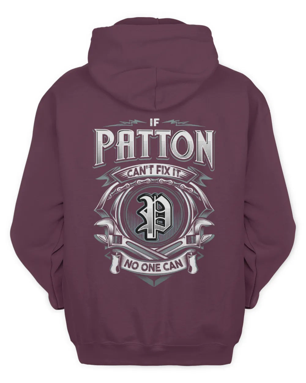 PATTON AP81-K4-626 - Personalized Ahmed Quote Apparel “If Ahmed Can't Fix It, No One Can” - Unisex Hoodie - Maroon