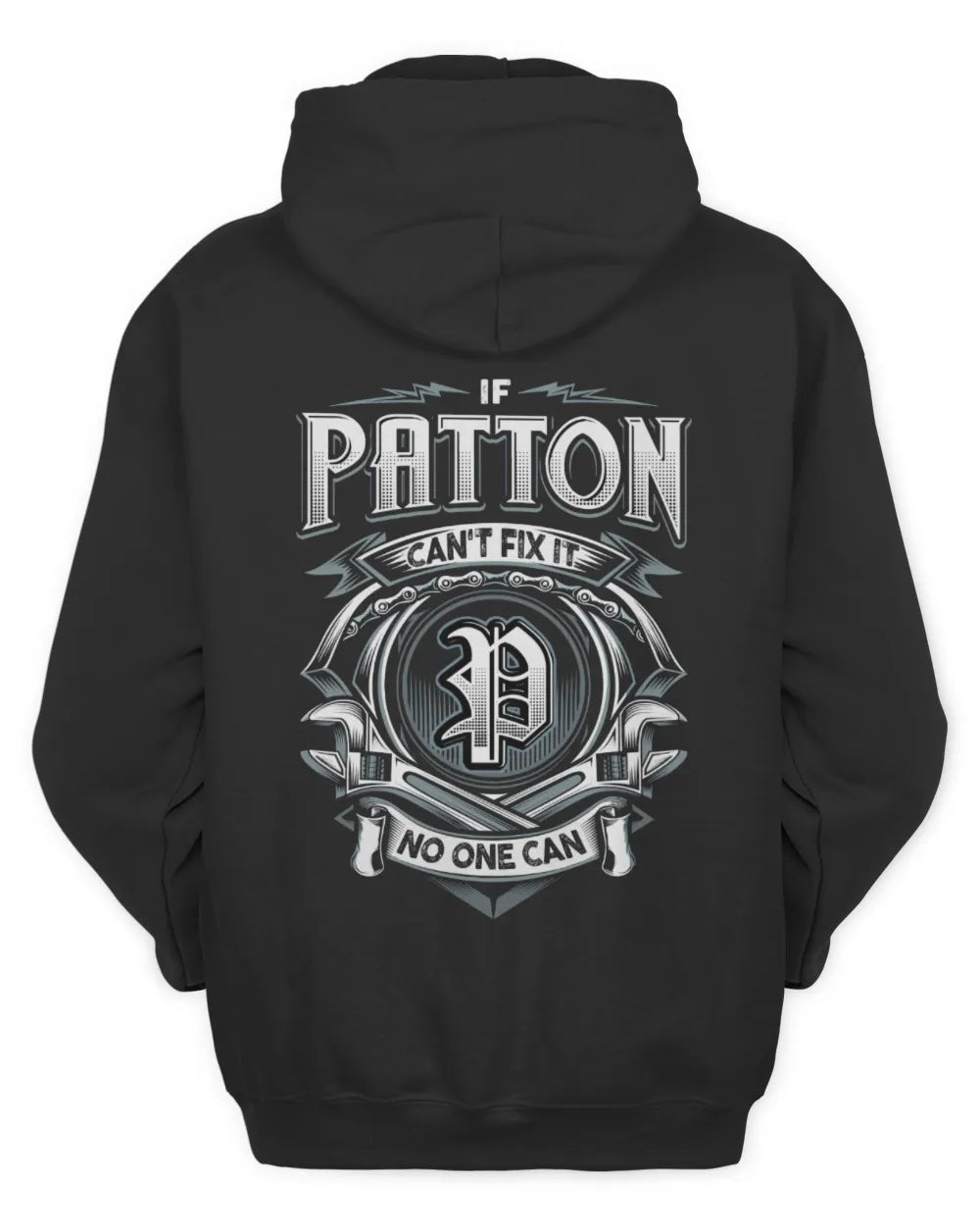 PATTON AP81-K4-626 - Personalized Ahmed Quote Apparel “If Ahmed Can't Fix It, No One Can” - Unisex Hoodie - Black