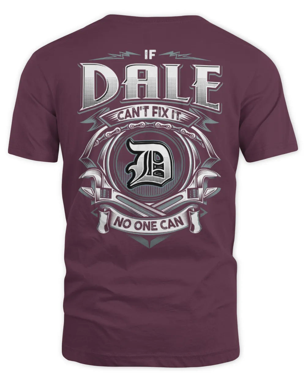 DALE AP81-K4-626 - Personalized Ahmed Quote Apparel “If Ahmed Can't Fix It, No One Can” - Unisex Standard T-Shirt - Maroon