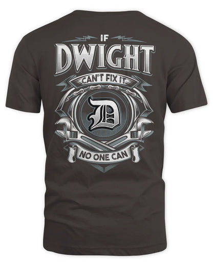 DWIGHT AP81-K4-626 - Personalized Ahmed Quote Apparel “If Ahmed Can't Fix It, No One Can” - Unisex Standard T-Shirt - Dark Chocolate