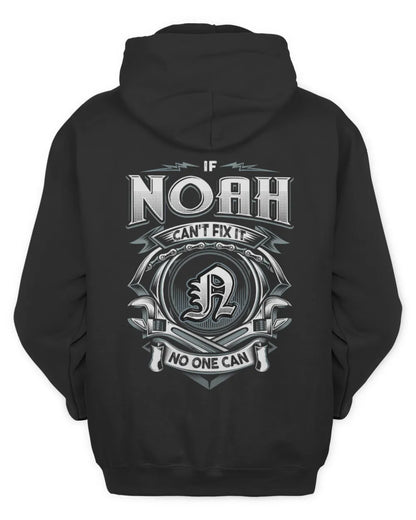 NOAH AP81-K4-626 - Personalized Ahmed Quote Apparel “If Ahmed Can't Fix It, No One Can” - Unisex Hoodie - Black