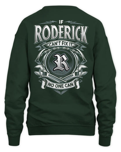 RODERICK AP81-K4-626 - Personalized Ahmed Quote Apparel “If Ahmed Can't Fix It, No One Can” - Unisex Sweatshirt - Forest Green