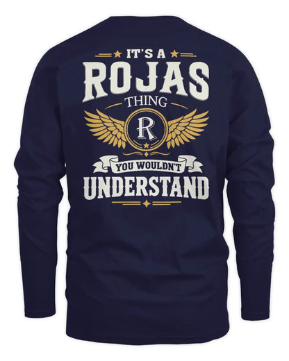 ROJAS KT06-M008 It’s a [NAME] Thing – You Wouldn’t Understand | Personalized Vintage T-Shirt - Men's Long Sleeved T-Shirt - Navy